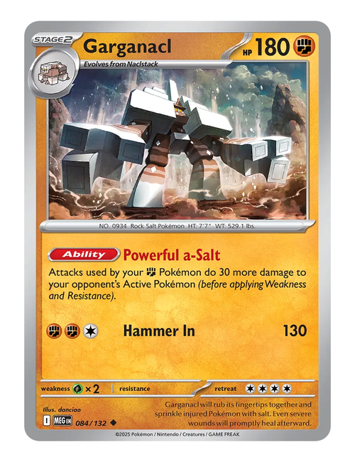 Garganacl #084 - Mega Evolution