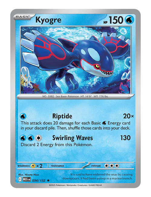 Kyogre #034 - Mega Evolution