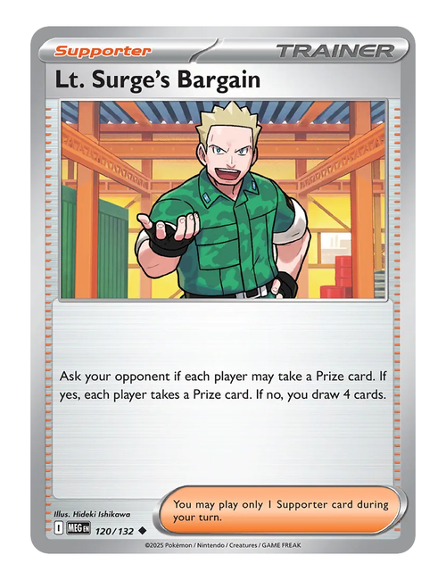 Lt. Surge's Bargain #120/132 - Mega Evolution