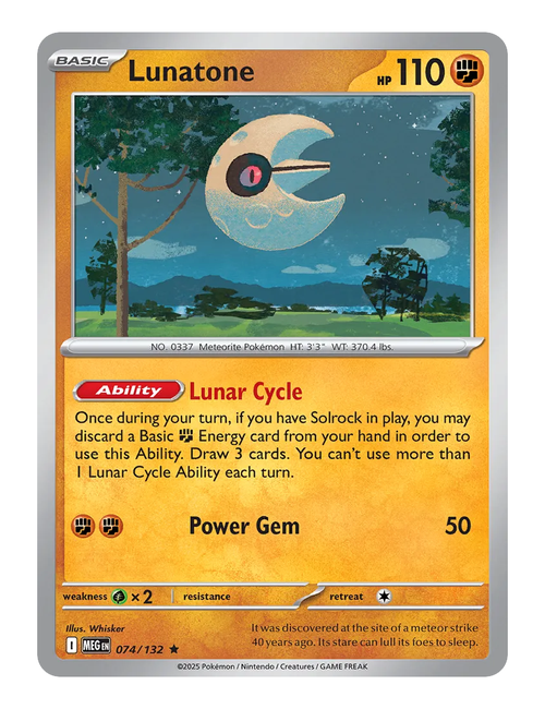 Lunatone #074 - Mega Evolution
