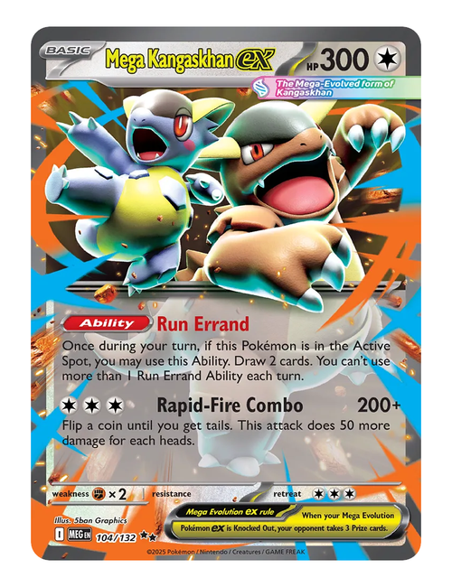 Mega Kangaskhan ex #104 - Mega Evolution