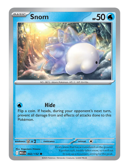 Snom #042 (Reverse Holo) - Mega Evolution