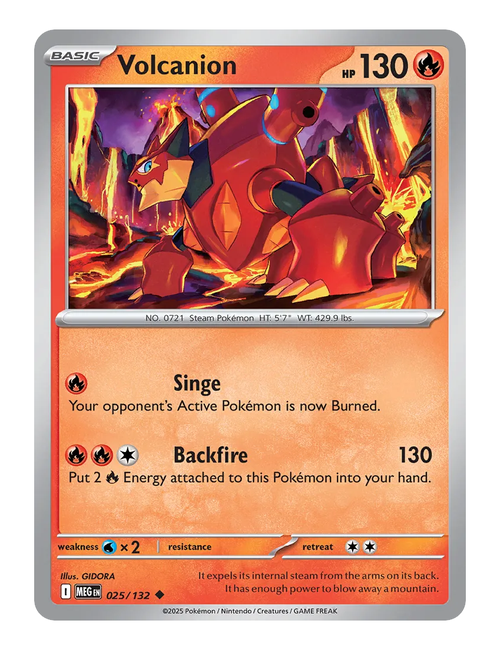 Volcanion #025 - Mega Evolution