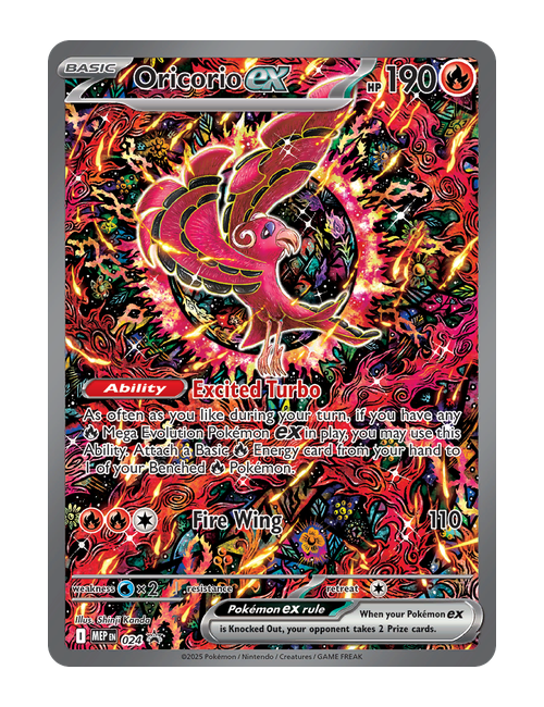 Oricorio ex #024 - UPC Black Star Promo