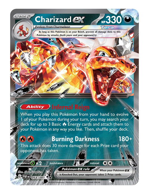 Charizard ex #054 - Paldean Fates