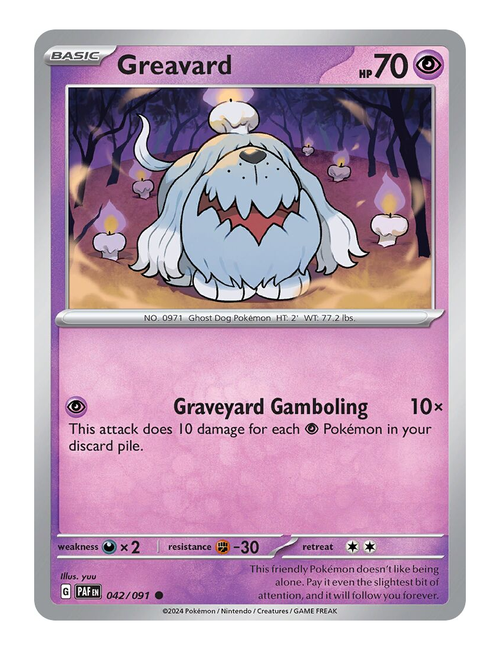 Greavard #042 - Paldean Fates