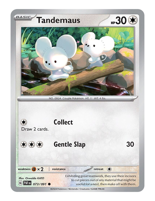 Tandemaus #073 (Reverse Holo) - Paldean Fates