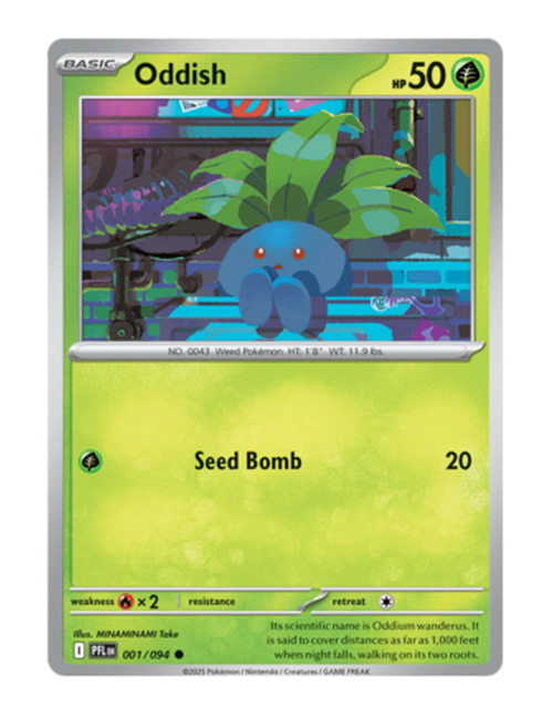 Oddish #001/094 - Phantasmal Flames