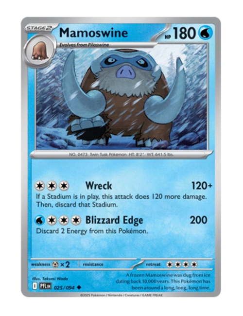 Mamoswine #025/094 - Phantasmal Flames