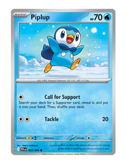 Piplup #027/094 - Phantasmal Flames