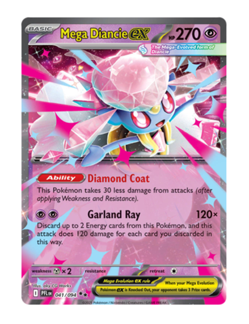 Mega Diancie ex #041/094 - Phantasmal Flames