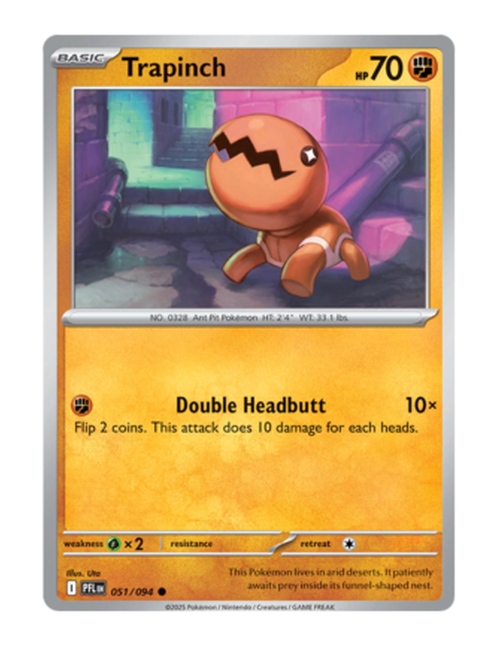 Trapinch #051/094 - Phantasmal Flames