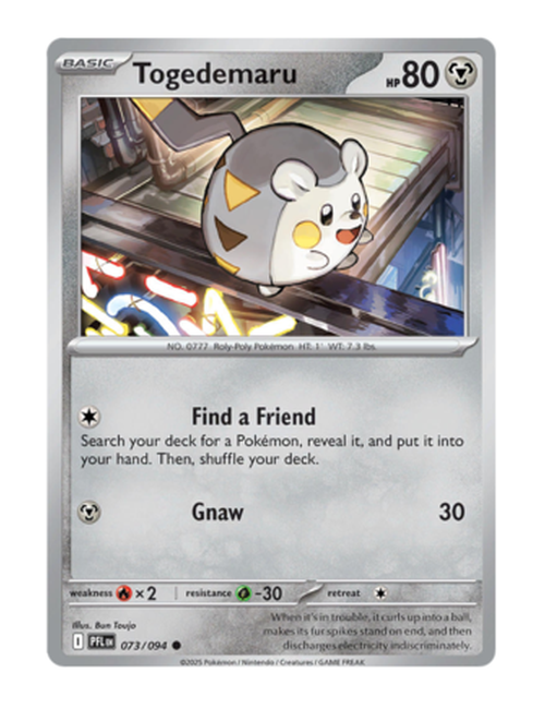 Togedemaru #073/094 - Phantasmal Flames