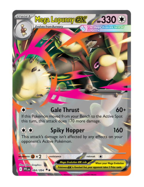 Mega Lopunny ex #084/094 - Phantasmal Flames