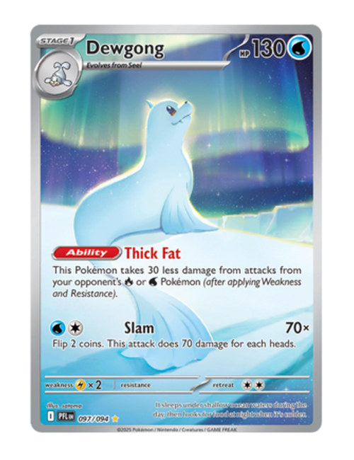 Dewgong #097/094 - Phantasmal Flames
