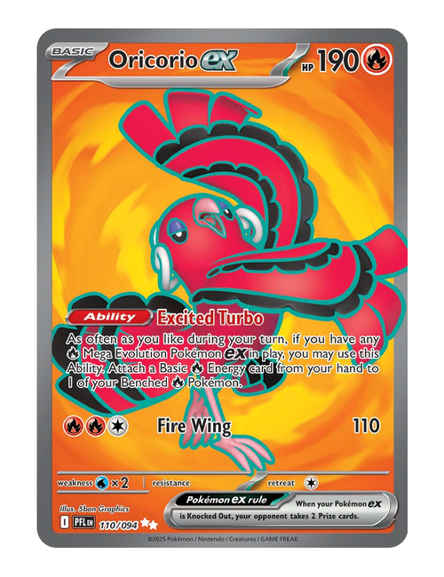 Oricorio ex #110/094 - Phantasmal Flames