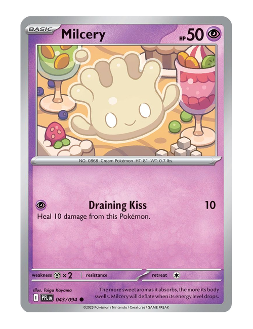 Milcery #043/094 - Phantasmal Flames