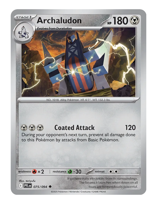 Archaludon #075 (Reverse Holo) - Phantasmal Flames