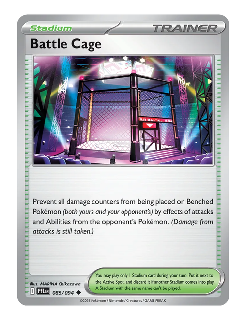 Battle Cage #085 (Reverse Holo) - Phantasmal Flames