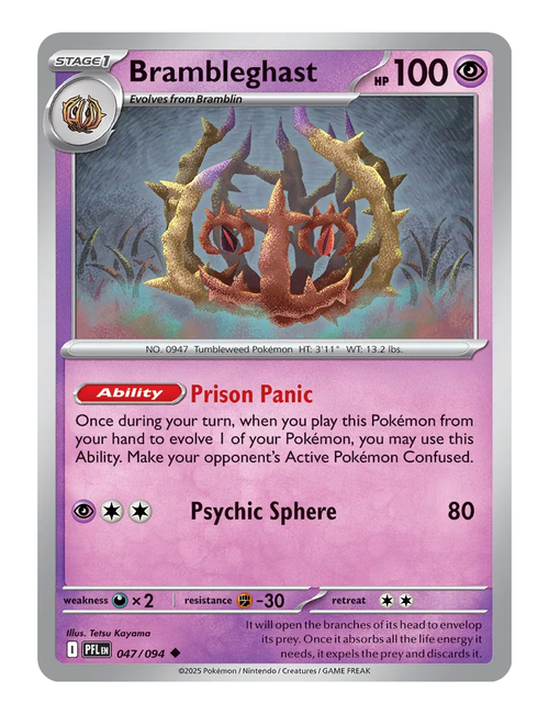 Brambleghast #047 (Reverse Holo) - Phantasmal Flames