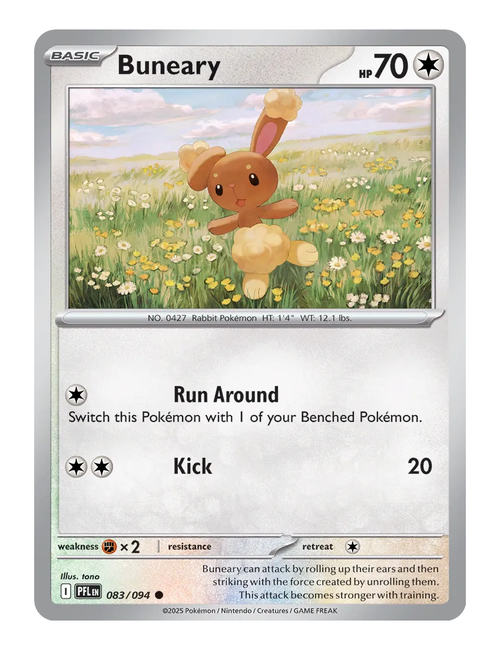 Buneary #083 (Reverse Holo) - Phantasmal Flames