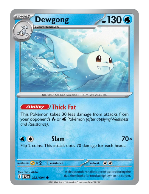 Dewgong #022 (Reverse Holo) - Phantasmal Flames