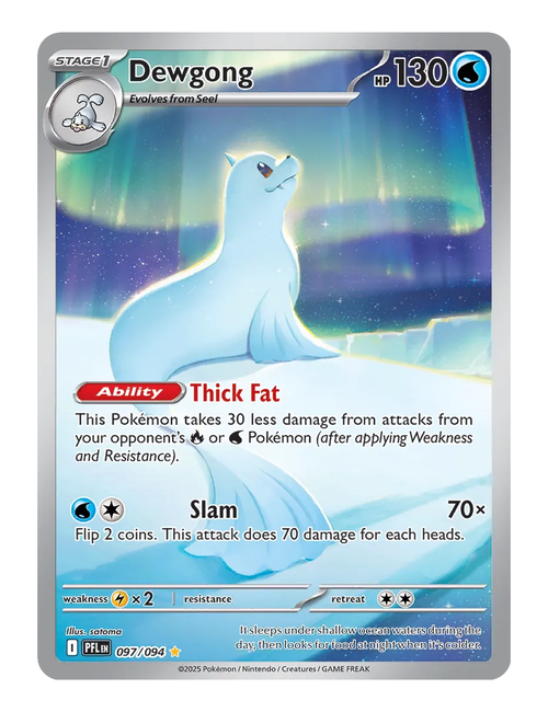 Dewgong #097 - Phantasmal Flames