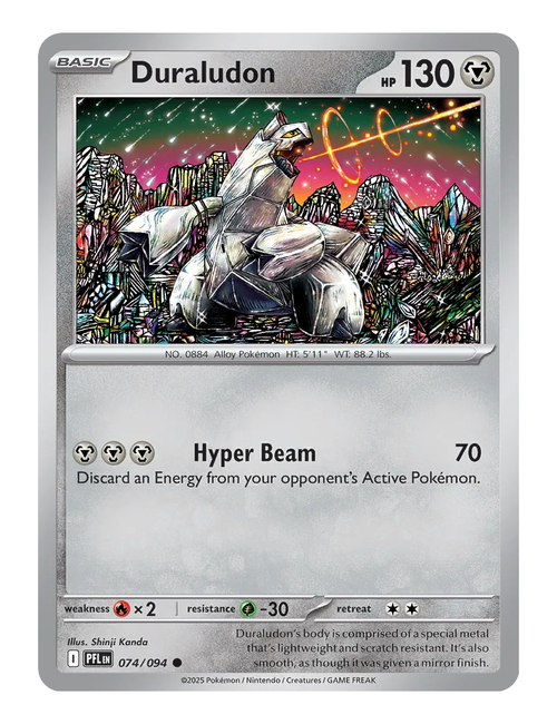 Duraludon #074 (Reverse Holo) - Phantasmal Flames