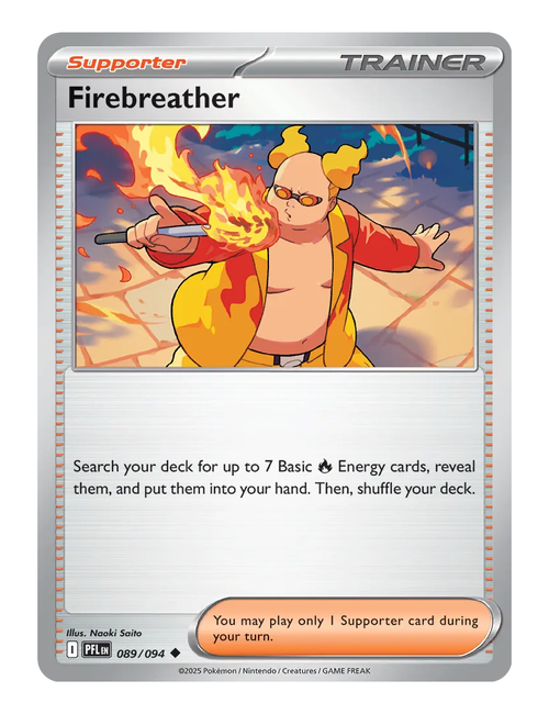 Firebreather #089 (Reverse Holo) - Phantasmal Flames