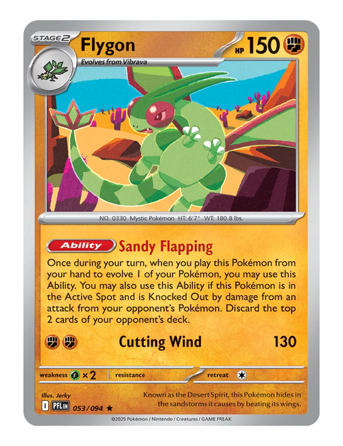 Flygon #053 (Reverse Holo) - Phantasmal Flames