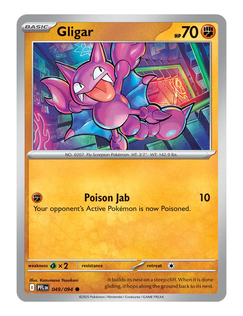 Gligar #049 (Reverse Holo) - Phantasmal Flames