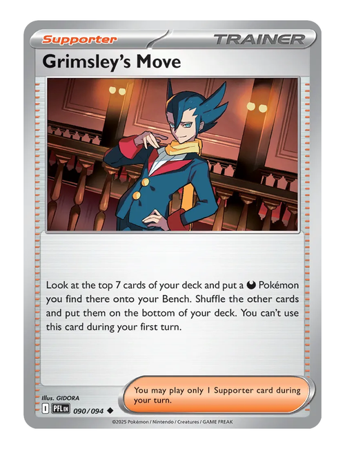 Grimsley's Move #090 (Reverse Holo) - Phantasmal Flames