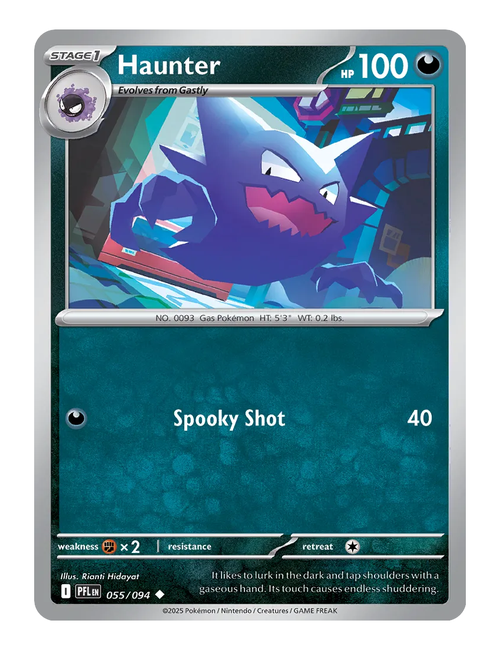 Haunter #055 (Reverse Holo) - Phantasmal Flames