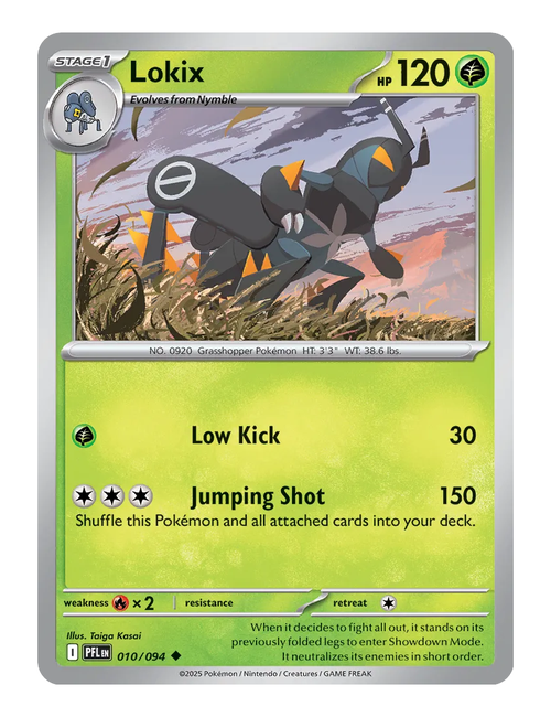 Lokix #010 (Reverse Holo) - Phantasmal Flames