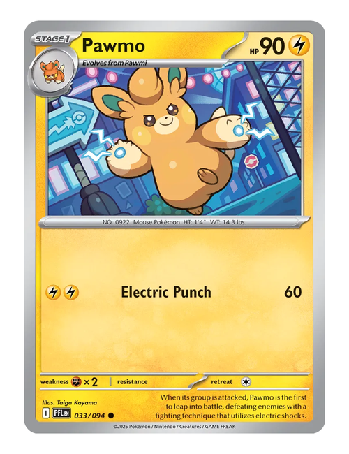 Pawmo #033 (Reverse Holo) - Phantasmal Flames
