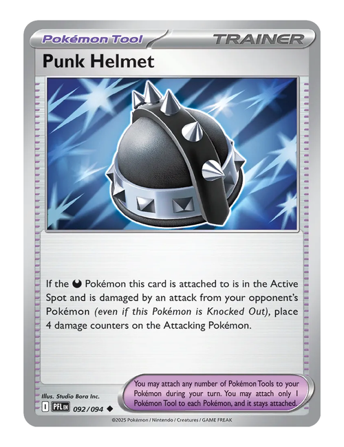 Punk Helmet #092 (Reverse Holo) - Phantasmal Flames