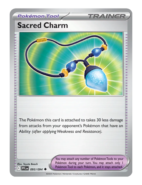 Sacred Charm #093 (Reverse Holo) - Phantasmal Flames