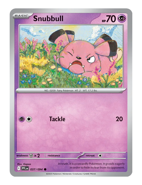 Snubbull #037 (Reverse Holo) - Phantasmal Flames