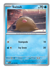 Swinub #023 (Reverse Holo) - Phantasmal Flames