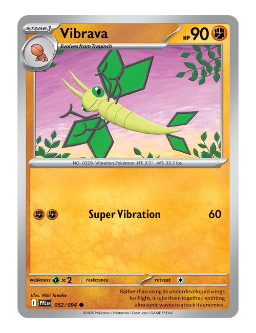 Vibrava #052 (Reverse Holo) - Phantasmal Flames