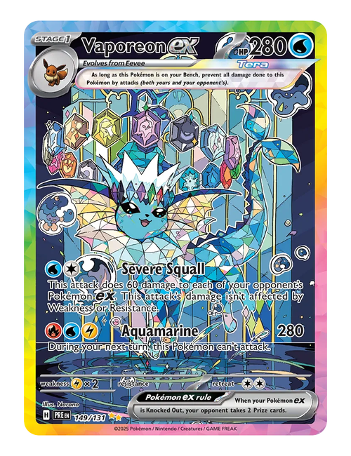 Vaporeon ex #149/131 - Prismatic Evolutions