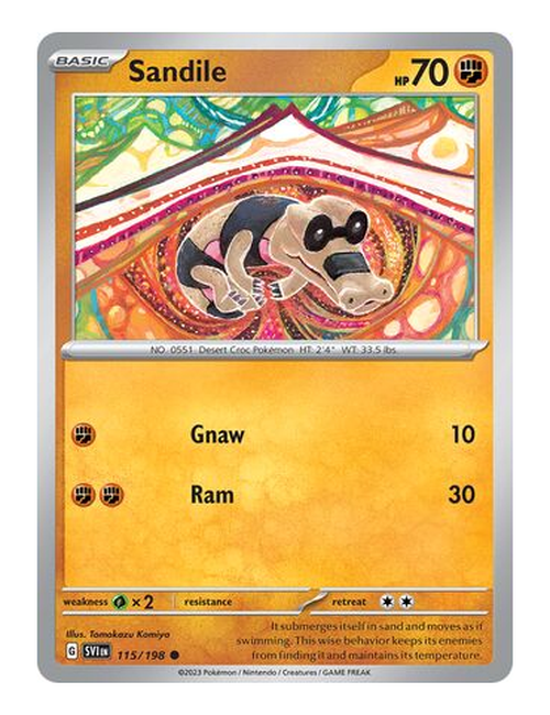 Sandile #115 - Scarlet & Violet Base Set