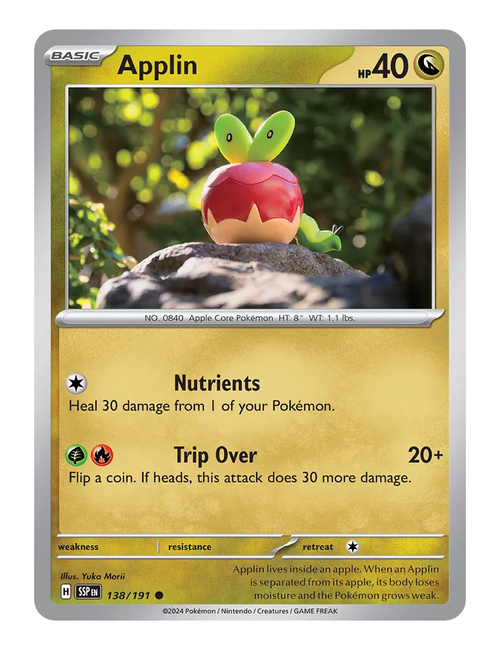 Applin #138 - Surging Sparks