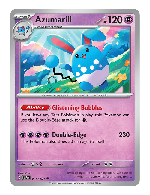 Azumarill #074 - Surging Sparks