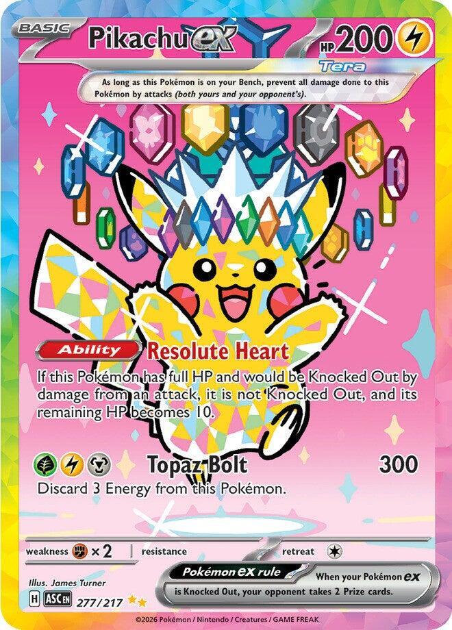 Pikachu ex 277/217 - Ascended Heroes